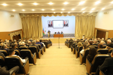 2026–2030-cu illər üçün Dövlət Proqramının icrası çərçivəsində regionda baytarlıq xidmətlərinin təşkili və qarşıda duran vəzifələrə həsr olunmuş regional müşavirə keçirilib