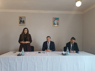Oğuz RİH əməkdaşları hüquqi yardım mövzusunda görüş keçirib