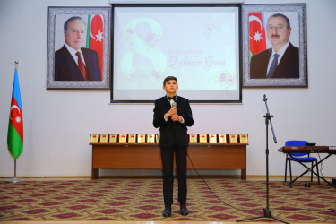 8 Mart – Beynəlxalq Qadınlar Günü münasibəti ilə ümumrayon tədbiri keçirilib