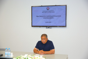 Növbəti vətəndaş qəbulu həyata keçirilmişdir