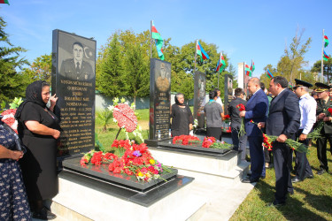 27 Sentyabr – Anım Günü Oğuz rayonunda dərin hüzn və ehtiram hissi ilə qeyd olunub