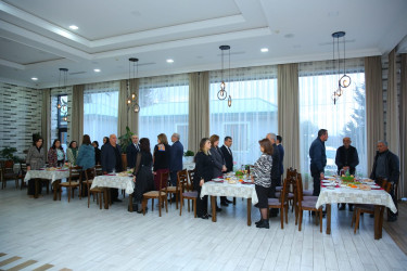 Elm və Təhsil İşçiləri Həmkarlar İttifaqının komitəsi tərəfindən iftar süfrəsi təşkil olunub