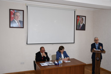 Oğuzda “Erkən orta əsrlərdə Şimal-Qərbi Azərbaycanda şəhərsalma və memarlığın inkişafı” mövzusunda elmi-praktiki konfrans keçirilib
