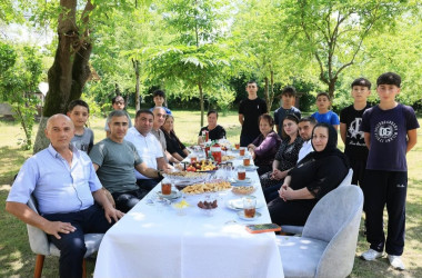 Vətən müharibəsi qəhrəmanı, şəhid Nail İbrahimlinin ailəsi ziyarət edilib