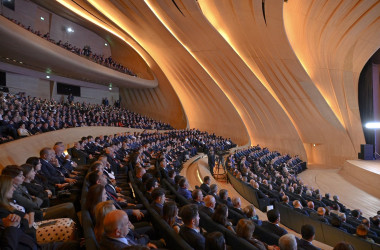 Heydər Əliyev Mərkəzində Yeni Azərbaycan Partiyasının (YAP) VIII Qurultayı keçirilir