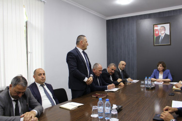 Oğuzda Qurban bayramı ilə bağlı tədbirlərin təşkili müzakirə olunub