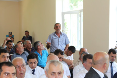 Çaldaş və Çayqovuşan sakinlərinin iştirakı ilə səyyar vətəndaş qəbulu keçirilib
