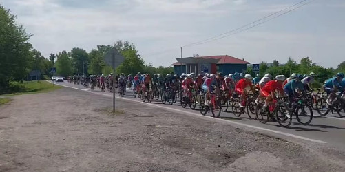 “Bakı–Xankəndi” Azərbaycan Velosiped yarışının iştirakçıları Oğuz rayonu ərazisindən keçiblər