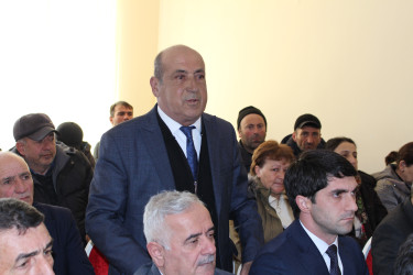 Filfili kəndində səyyar vətəndaş qəbulu keçirilib və şəhid ailəsi ziyarət edilib
