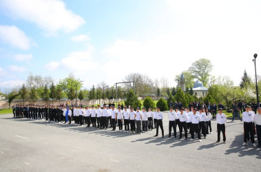 Oğuzda "Şahin" hərbi- idman oyununun rayon mərhələsi keçirilib