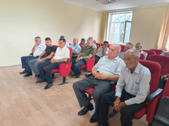 Sincan kəndində xidmət təşkilatlarının  səyyar qəbulu keçirilmişdir