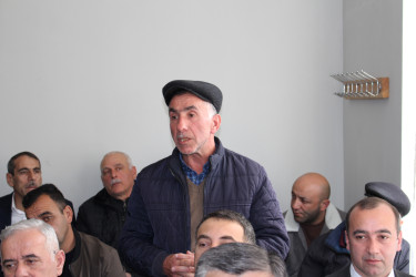 Tərkeş kəndində növbəti səyyar vətəndaş qəbulu keçirilib