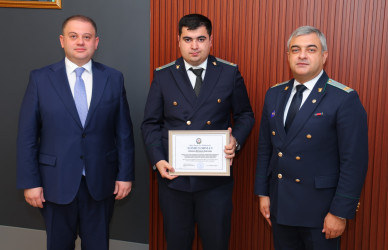 Prokurorluq işçilərinin peşə bayramı günü qeyd olunub