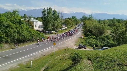 “Bakı–Xankəndi” Azərbaycan Velosiped yarışının iştirakçıları Oğuz rayonu ərazisindən keçiblər