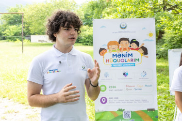“Mənim hüquqlarım” təşviqat avtobusu layihəsi çərçivəsində maarifləndirici təlimlər keçirilib