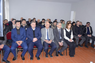 Oğuzda bələdiyyələrin 2025-ci il üzrə hesabat iclasları keçirilib