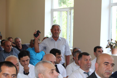 Çaldaş və Çayqovuşan sakinlərinin iştirakı ilə səyyar vətəndaş qəbulu keçirilib