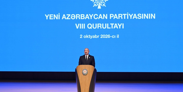 Heydər Əliyev Mərkəzində Yeni Azərbaycan Partiyasının (YAP) VIII Qurultayı keçirilir
