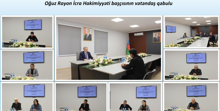 Rayon icra hakimiyyətində  vətəndaş qəbulu keçirilib