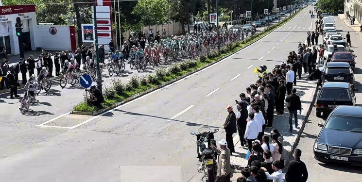 “Bakı–Xankəndi” Azərbaycan Velosiped yarışının iştirakçıları Oğuz rayonu ərazisindən keçiblər