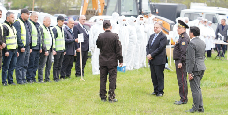 Oğuz rayonunda kompleks mülki müdafiə təlimi keçirilib