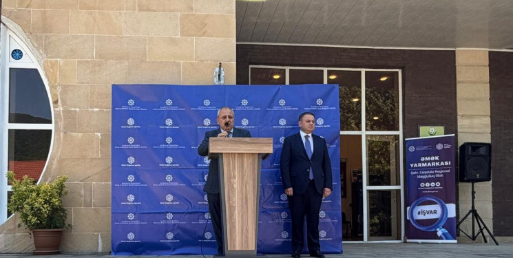 Oğuz rayonunda növbəti əmək yarmarkası keçirilib