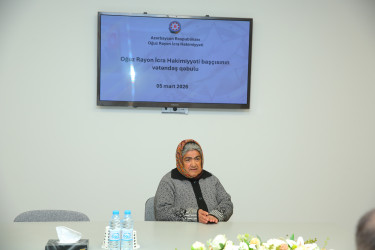 Vətəndaşların  müraciətləri dinlənildi