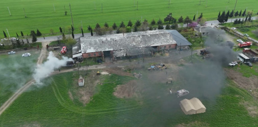 Oğuz rayonunda kompleks mülki müdafiə təlimi keçirilib