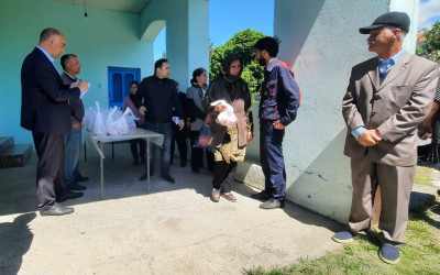 Qurban bayramı münasibətilə qurban sovqatı təqdim olunub