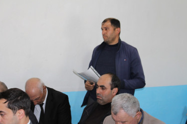Qarabaldır kəndində növbəti səyyar vətəndaş qəbulu keçirilib
