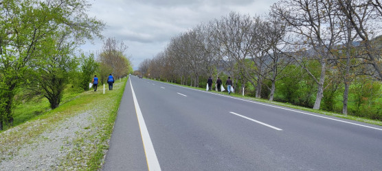 Oğuzda “Şəhərsalma və Memarlıq İli” çərçivəsində təmizlik aksiyaları davam edir