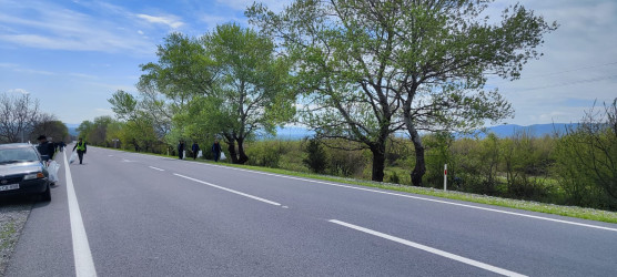 Oğuzda “Şəhərsalma və Memarlıq İli” çərçivəsində təmizlik aksiyaları davam edir