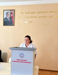 Oğuzda akademik Zərifə Əliyevanın anadan olmasının 103-cü ildönümü münasibətilə tədbir keçirilib.