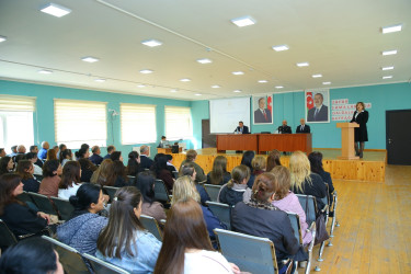 Oğuzda gender bərabərliyinə həsr olunmuş tədbir keçirilib