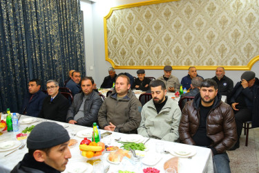 Oğuzda iftar süfrəsi təşkil olunub