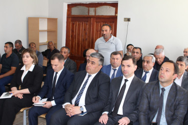 Növbəti səyyar vətəndaş qəbulu Tərkeş kəndində keçirilib