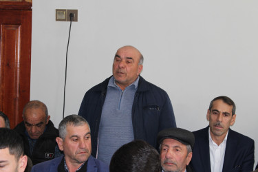 Tərkeş kəndində növbəti səyyar vətəndaş qəbulu keçirilib