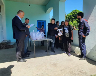 Qurban bayramı münasibətilə qurban sovqatı təqdim olunub