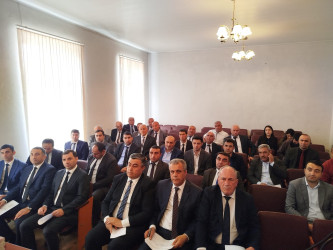 Oğuzda Dövlət İmtahan Mərkəzi tərəfindən dövlət qulluqçularına üç günlük təlimlər keçirilib