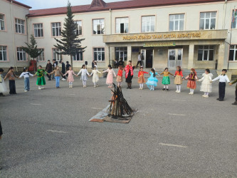 Ümumtəhsil müəssisələrində bayram tədbirləri keçirilib