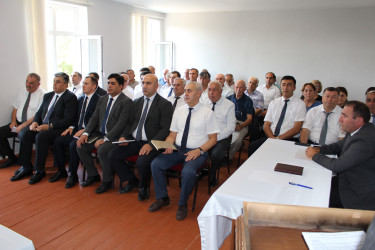 Kərimli kəndində növbəti səyyar vətəndaş qəbulu keçirilib