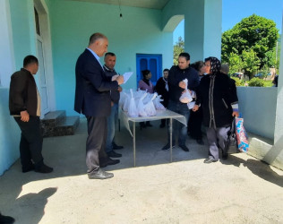 Qurban bayramı münasibətilə qurban sovqatı təqdim olunub