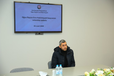 Vətəndaşların  müraciətləri dinlənildi